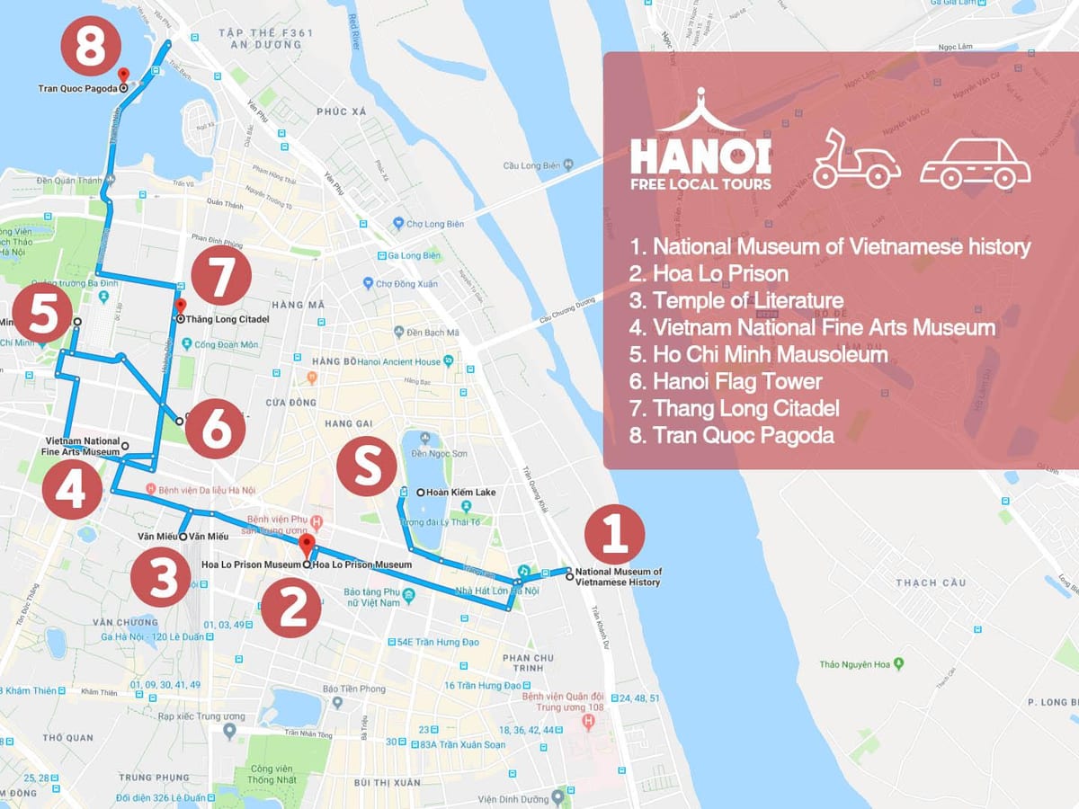 hanoi french quarter walking tour göster