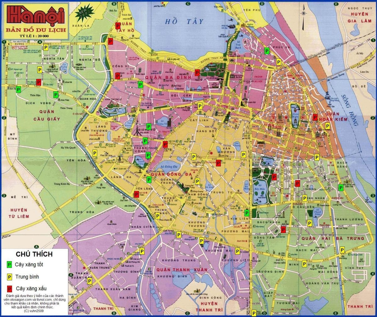 harita üzerinde hanoi 