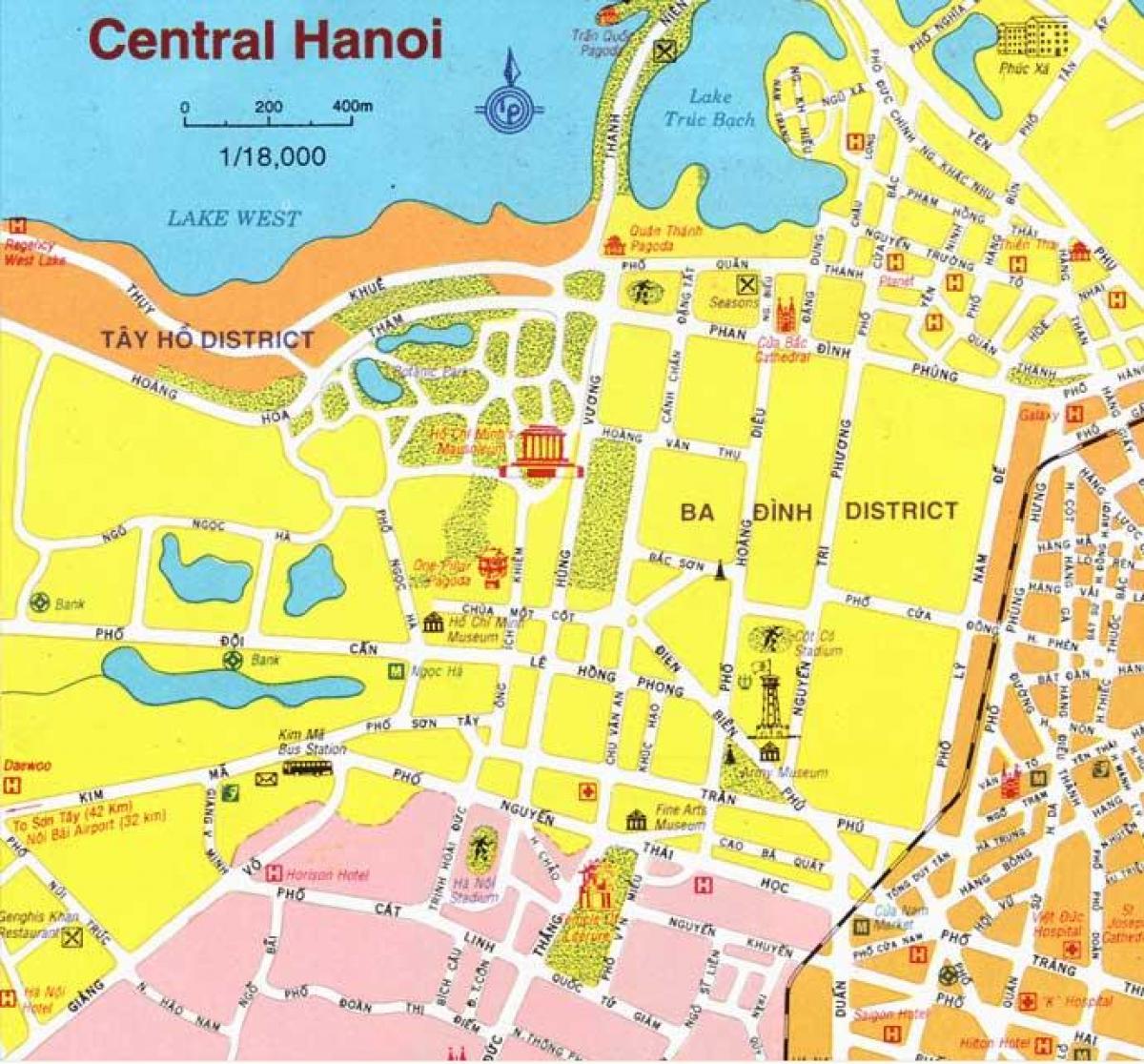 hanoi şehir merkezi Haritayı göster 