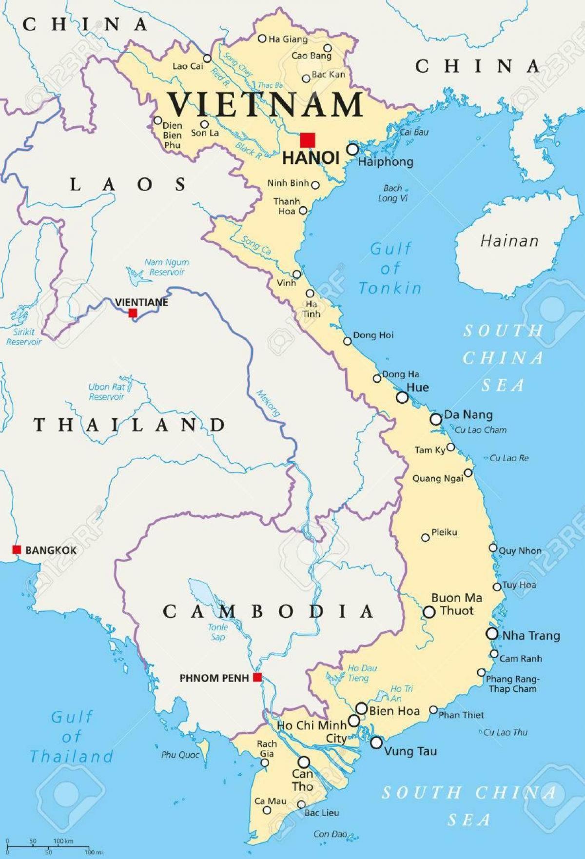 hanoi harita konumu