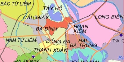 Ha dong district, hanoi haritası 