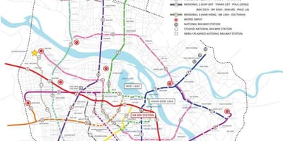 Hanoi haritası metro