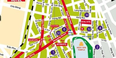 Hanoi sokak haritası 